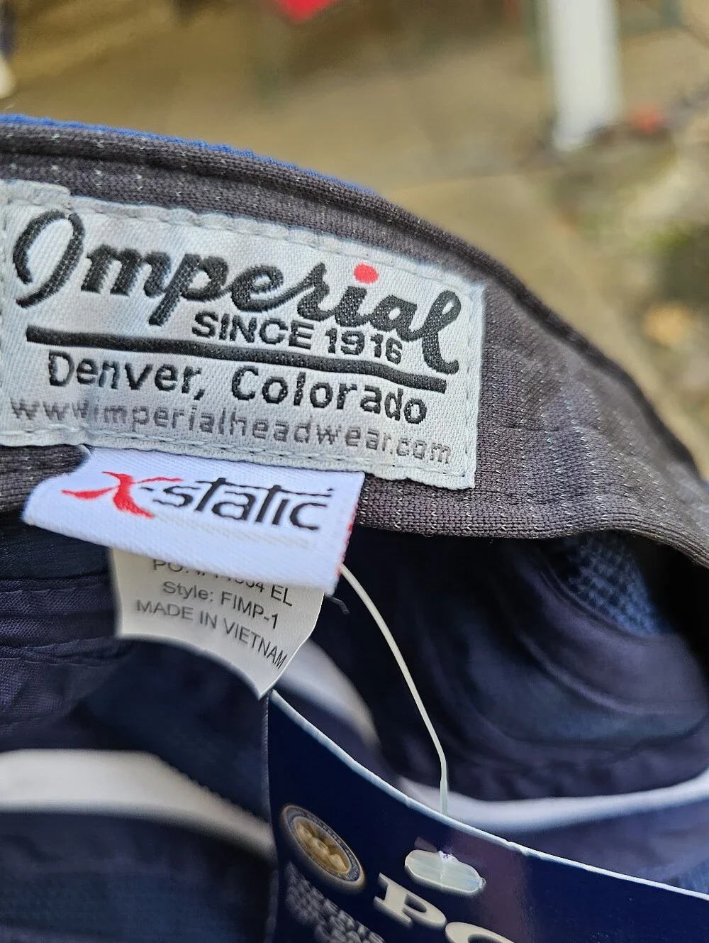 Ryder Cup Valhalla Navy & White Golf X-Static Mesh Runner Cap